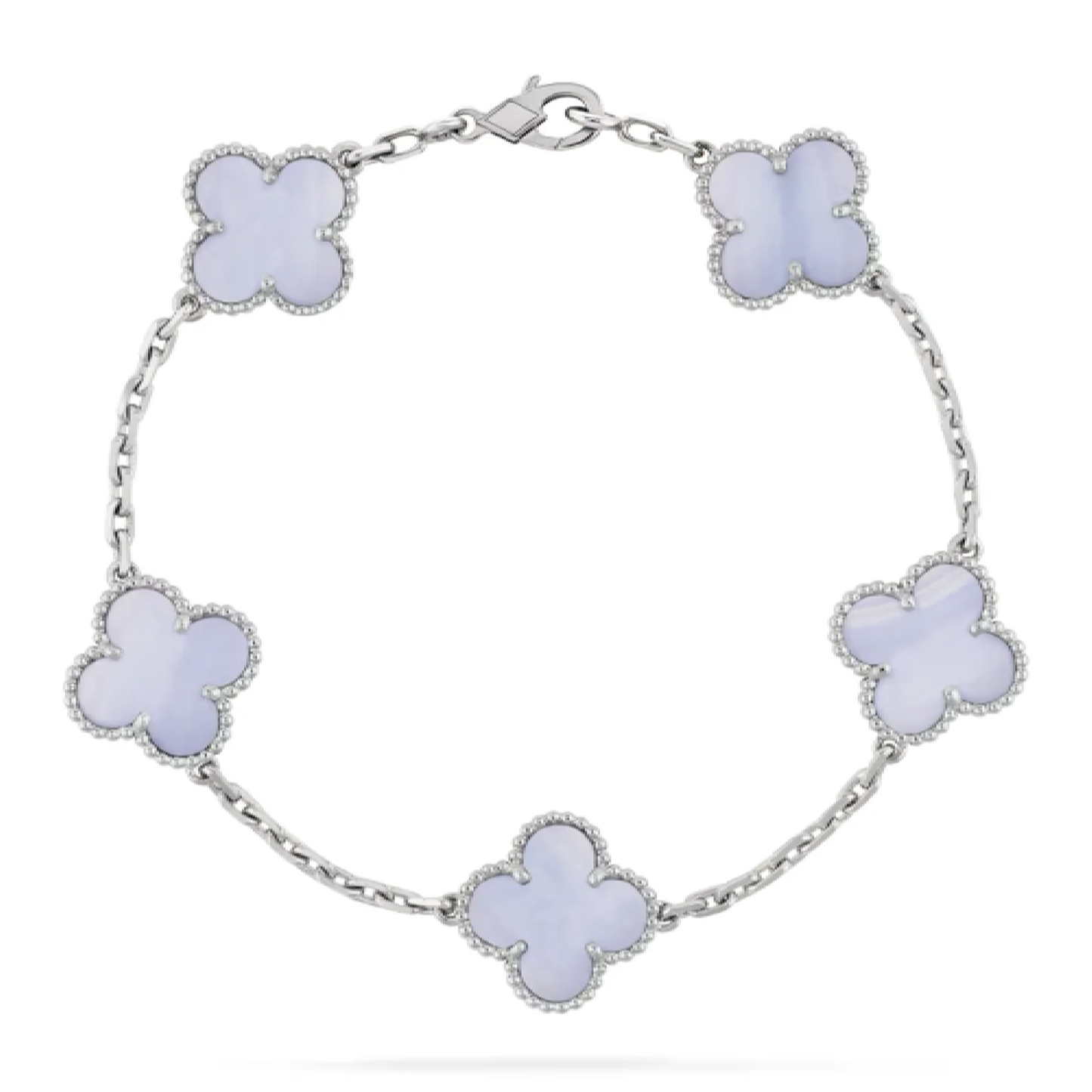 5 Motif Bracelet - Chalcedony