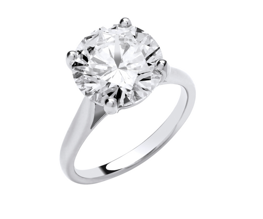 Round Brilliant Cut Solitaire Engagement Ring IGI Certified